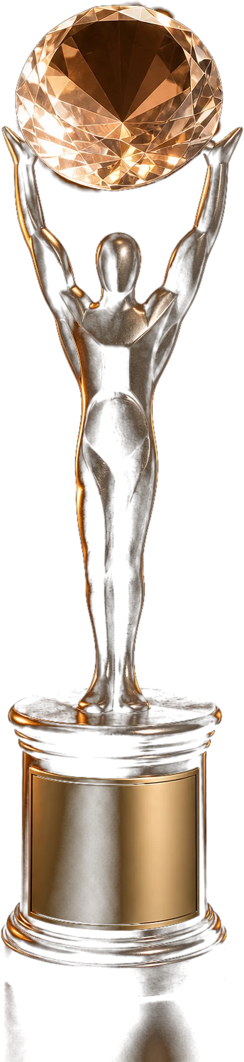 Trophy awarded for ACE Calderys National Excellence Award, 2008