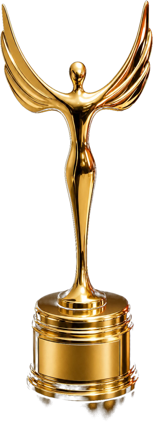 Trophy awarded for CaldeFest Badshah Award, 2023